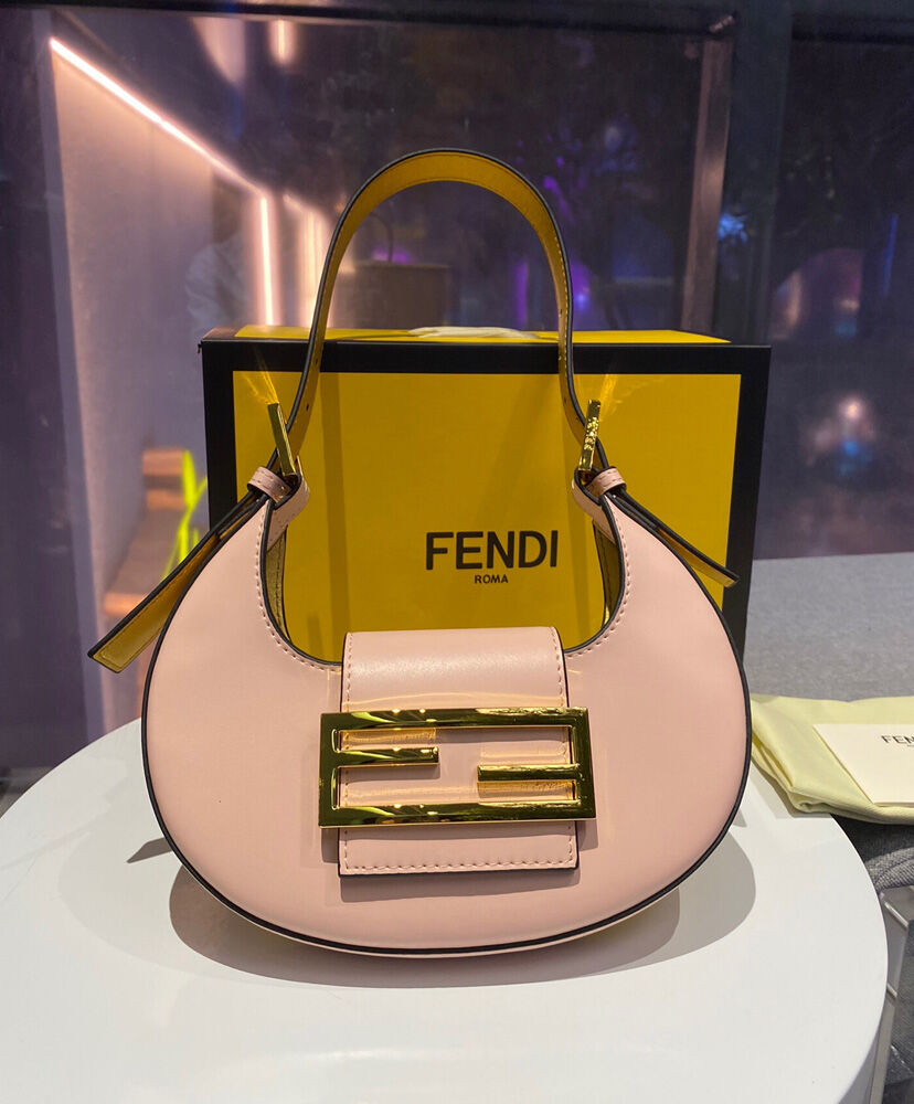 Fendi Cookie Mini Hobo Bag 8BS065 Pink